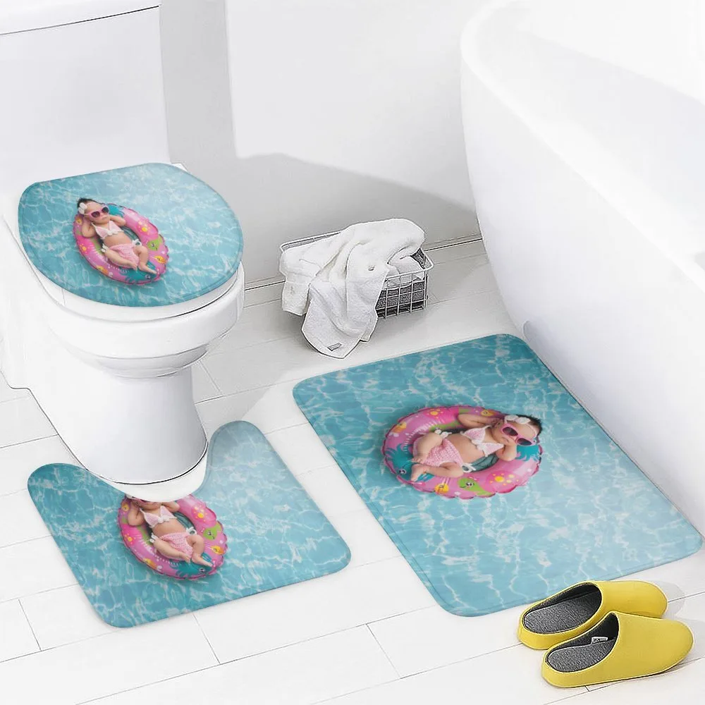 Girl Sleeping on Pool — Detail 3
