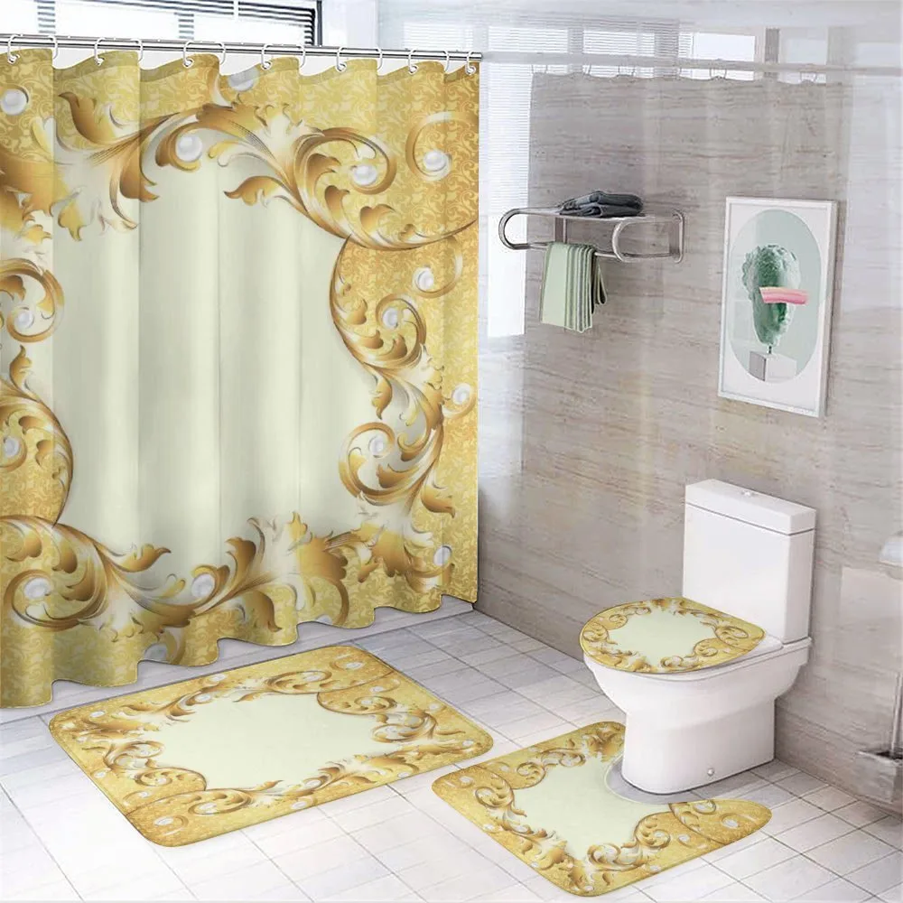 Golden Floral Ornament — Your design