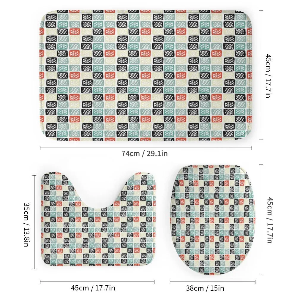 Grid Style Squares Zigzag — Detail 1