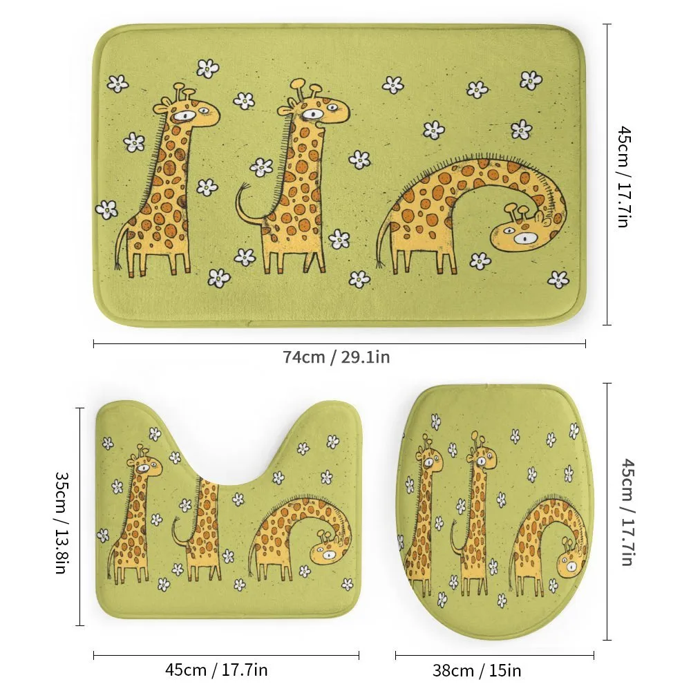 Illustration of Giraffes — Detail 1