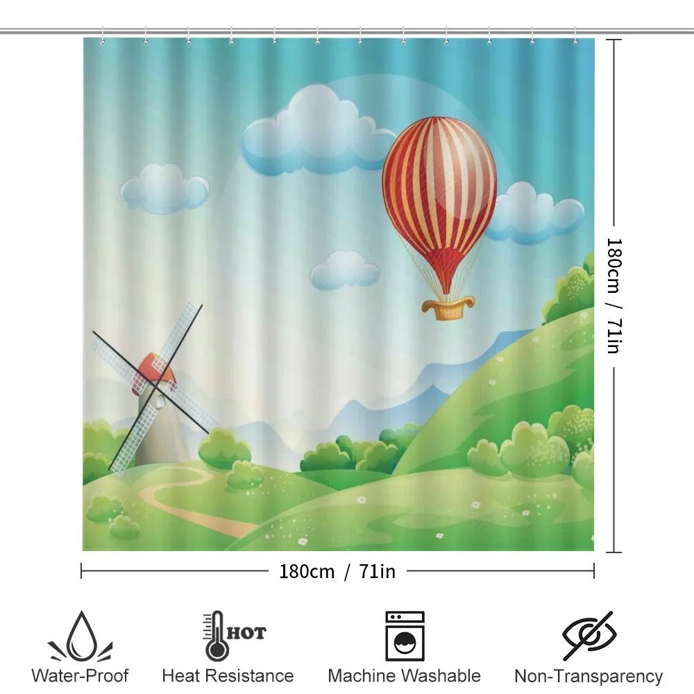 Mill Hot Air Balloon Design — Detail 2
