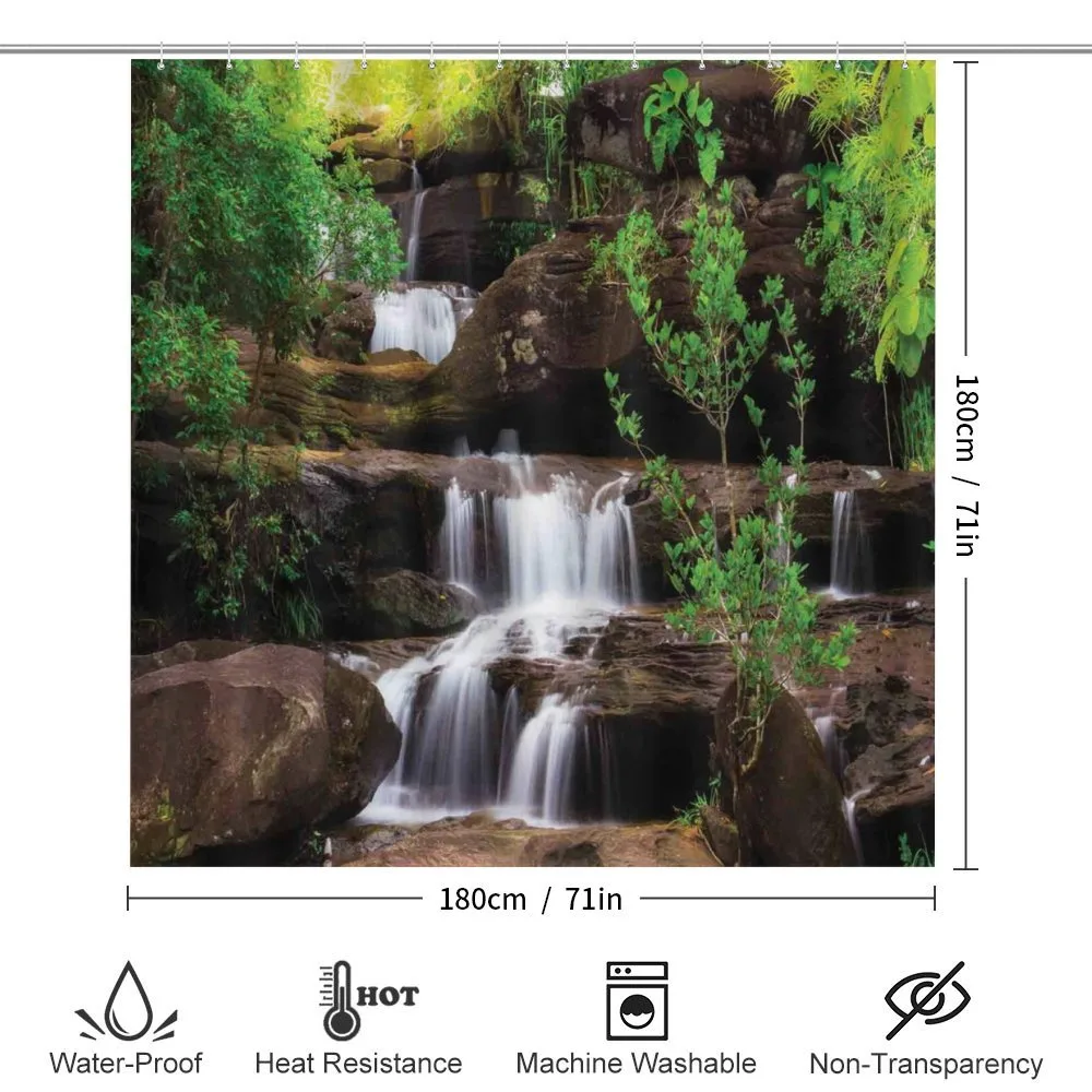 Rock Stair in Waterfall — Detail 2