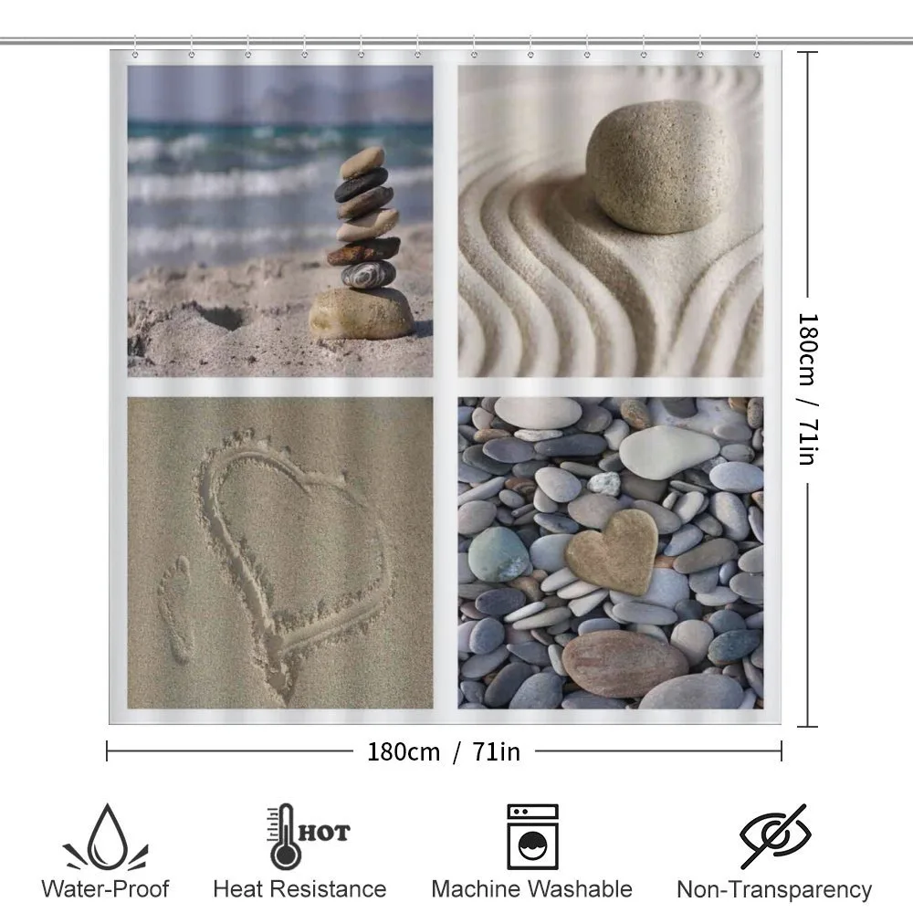 Sand and Pebbles Collage — Detail 2