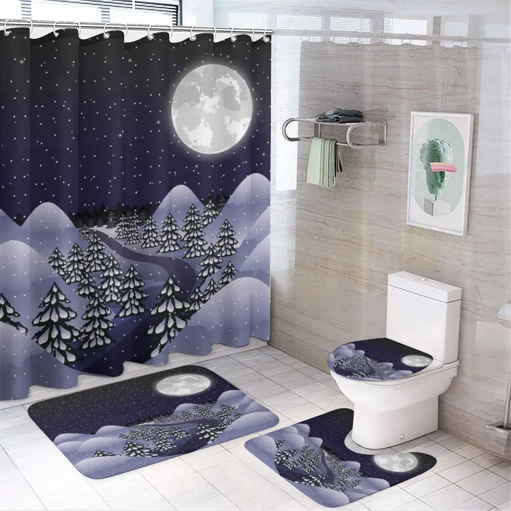 Snowfall Dark Forest — Your design