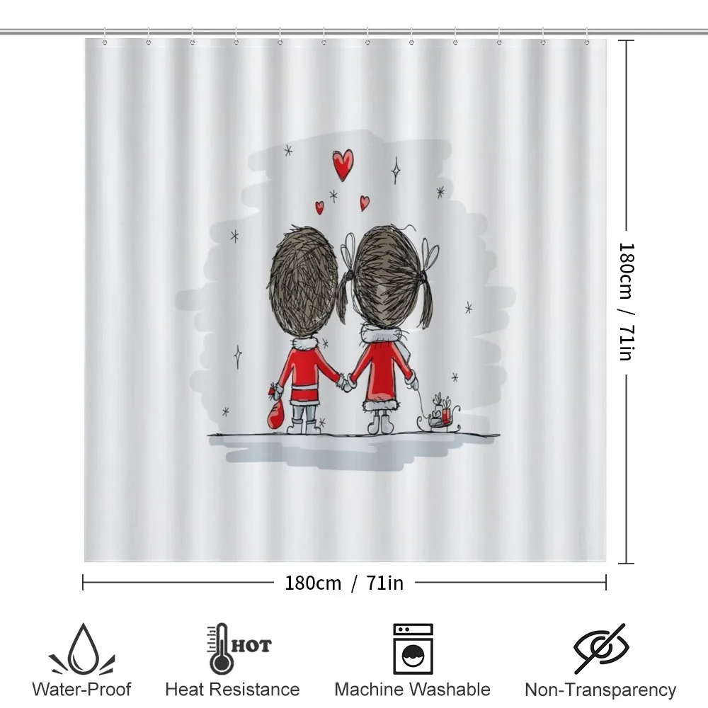 Couple Cartoon Art Style — Detail 2