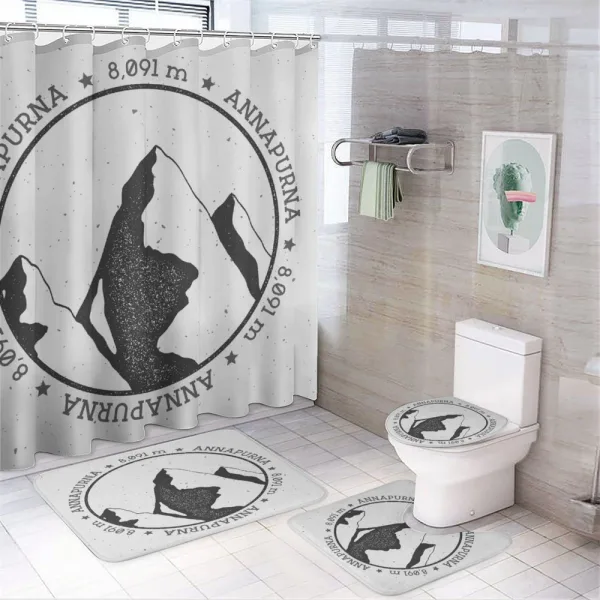 East Landscape on a shower curtain