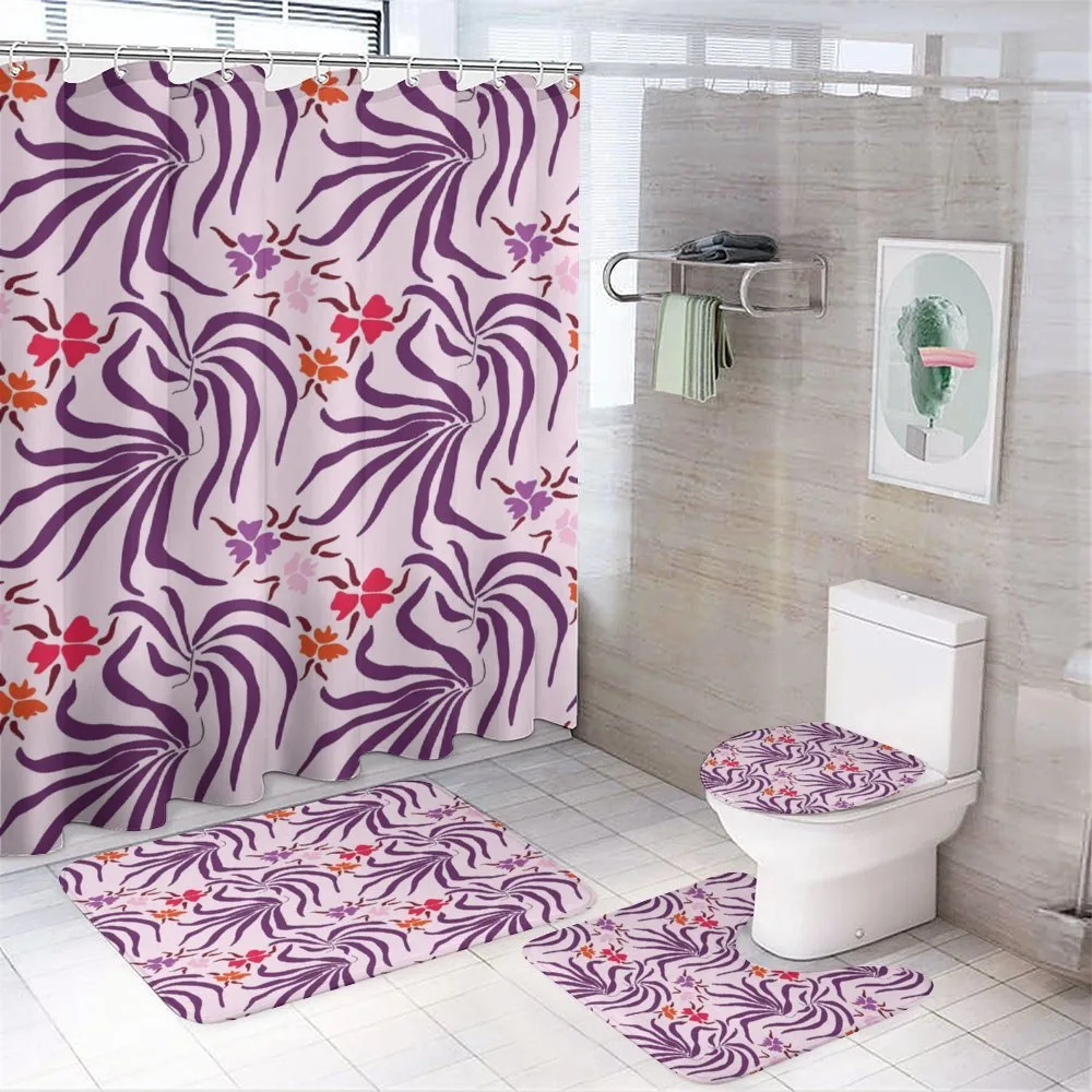 Huge Leaves and Flowers Art — Your design