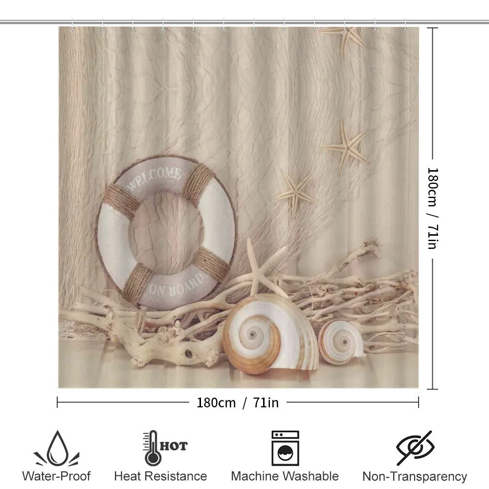 Life Buoy Wooden Sepia — Detail 2