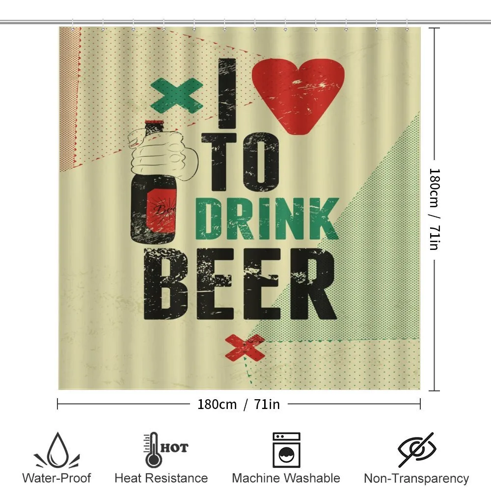 Love Beer Grunge Hand — Detail 2