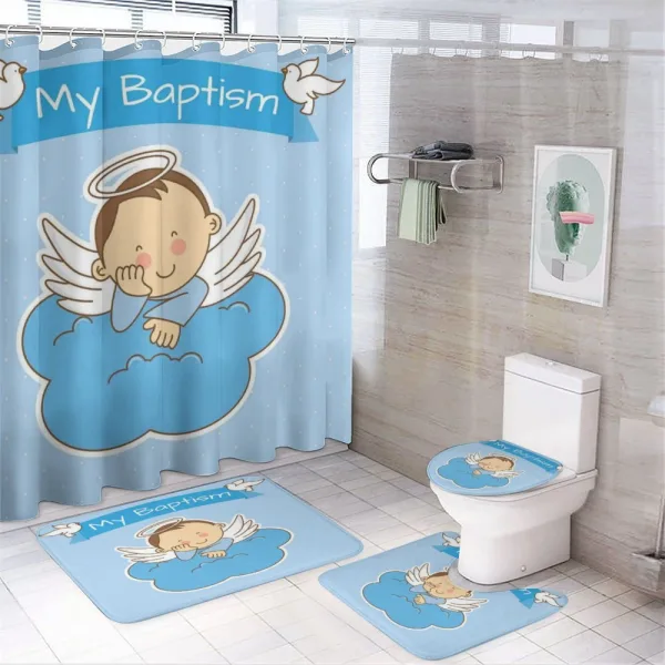 My Sign Baby on a shower curtain