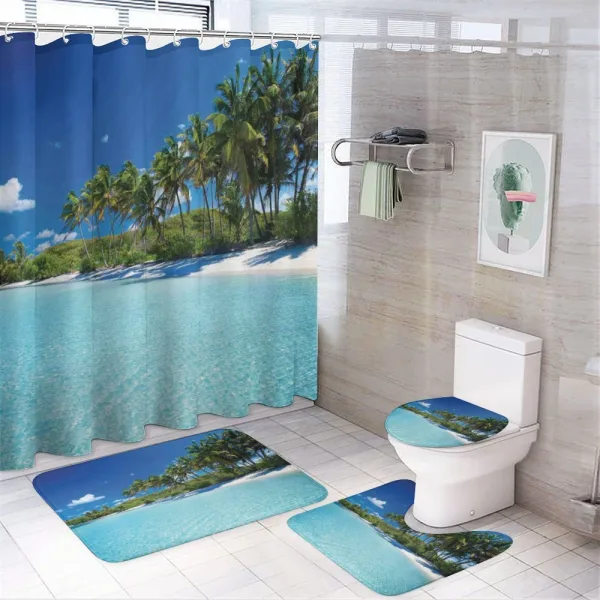 Relax Beach Resort Spa on a shower curtain