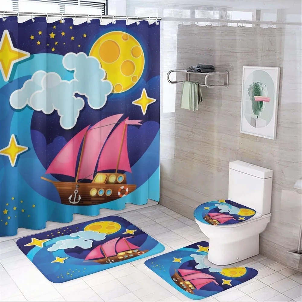 Sailing Boat Cartoon — Your design