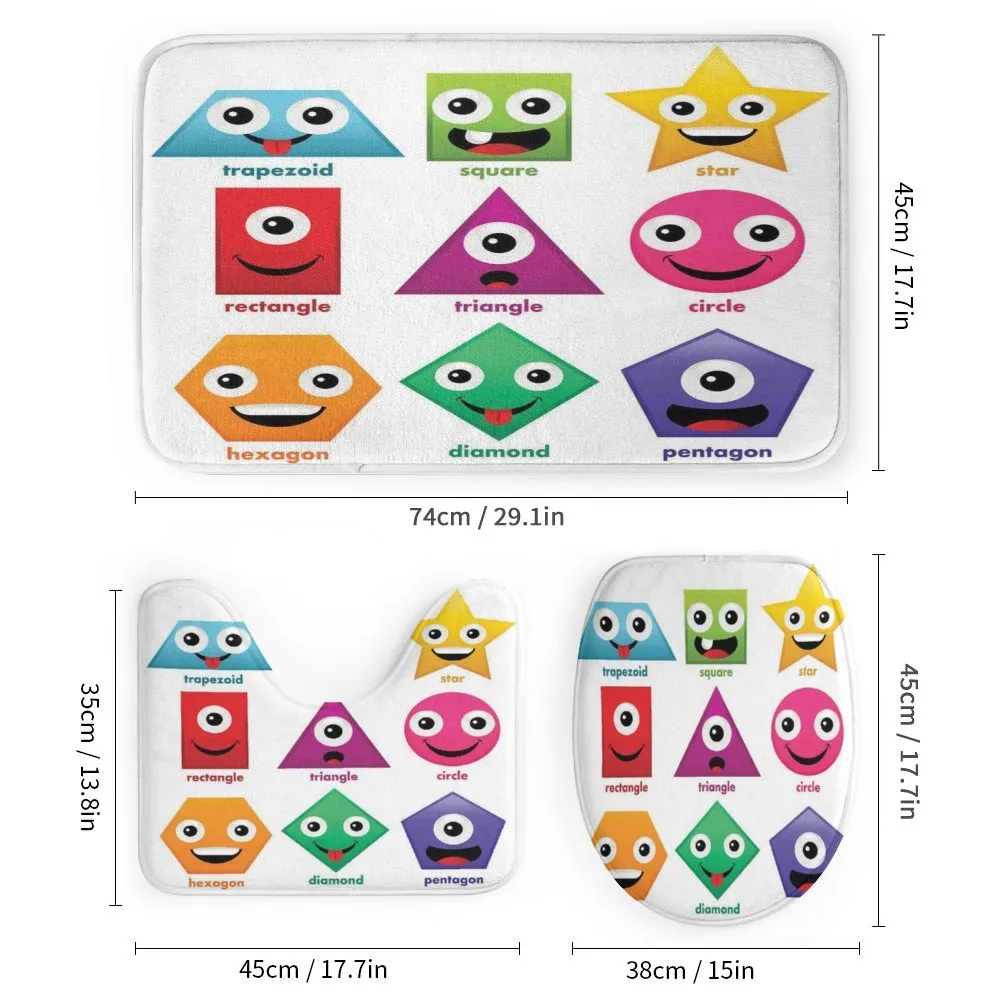 Shapes with Funny Faces — Detail 1