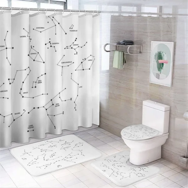 Stars Scientific on a shower curtain