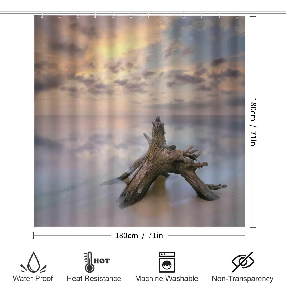 Sunrise on Sandy Beach — Detail 2
