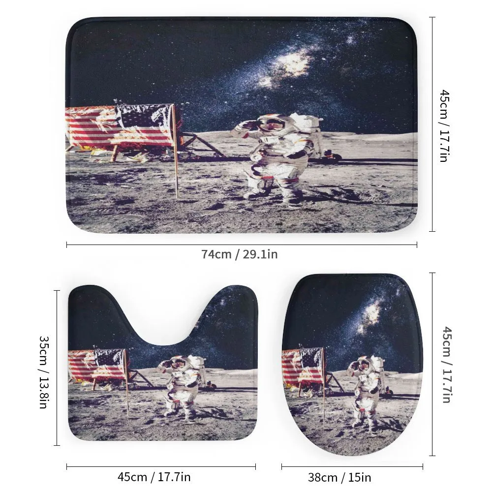 USA Flag and Astronaut — Detail 1