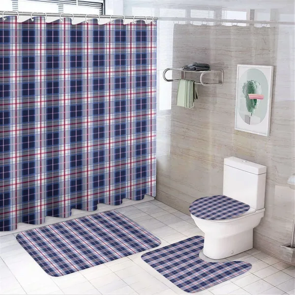 Vibrant Classical on a shower curtain