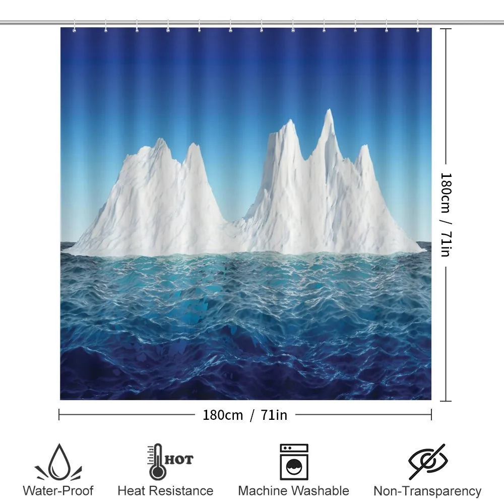 Antarctic Scene in Ocean — Detail 2