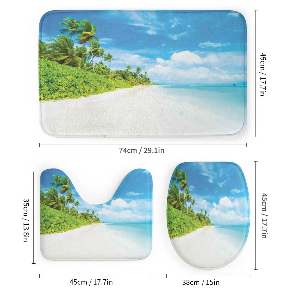 Beach Sea Exotic Palms — Detail 1