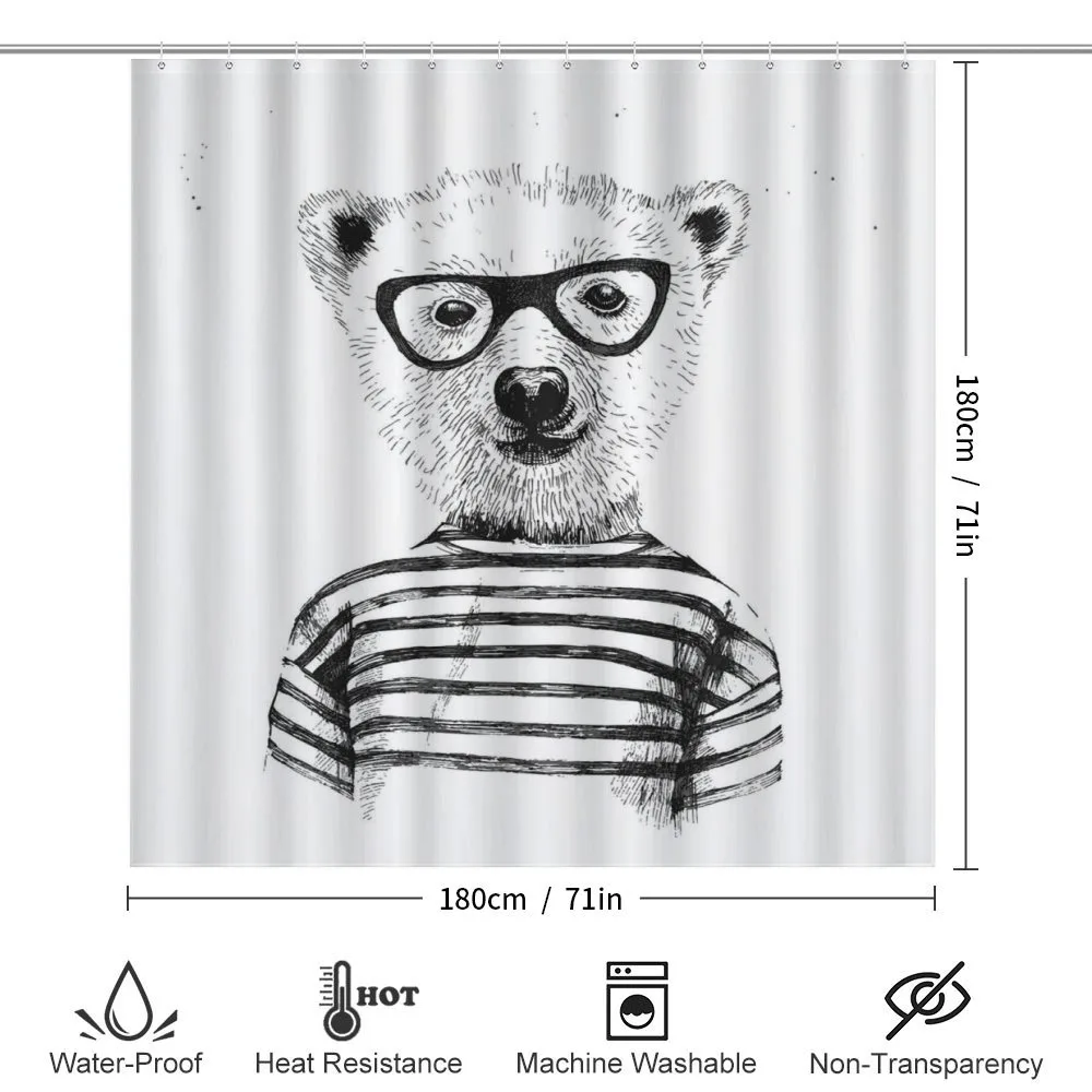 Bear in Glasses Fun — Detail 2