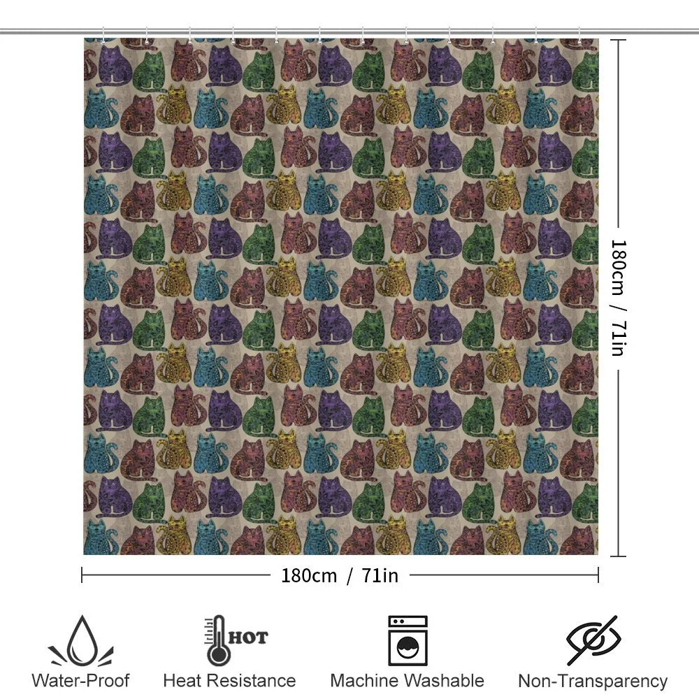 Colorful Cats — Detail 2