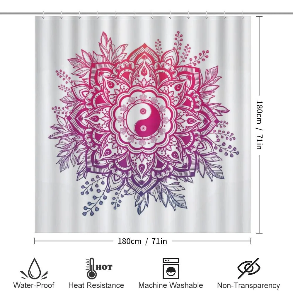 Floral Yin Yang Sign — Detail 2