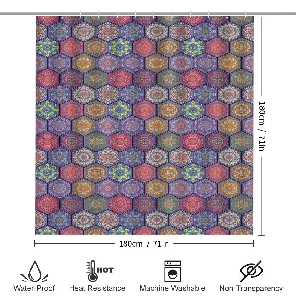 Oriental Hexagon Motif — Detail 2