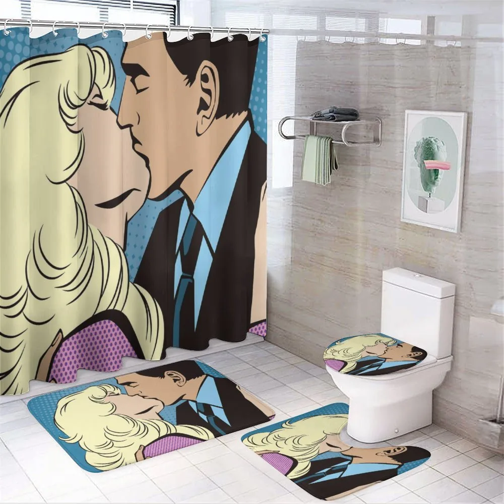 Pop Art Romantic Couple — Your design