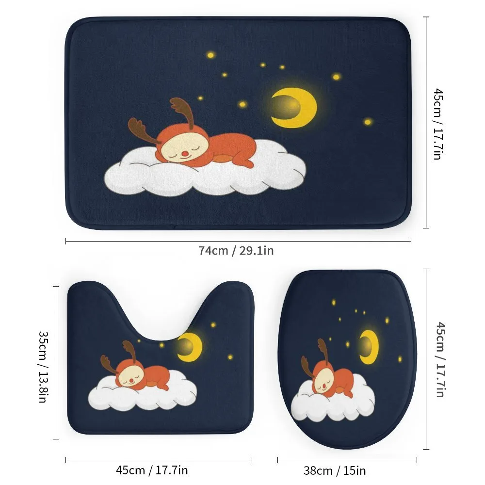Reindeer Sleeping in Sky — Detail 1
