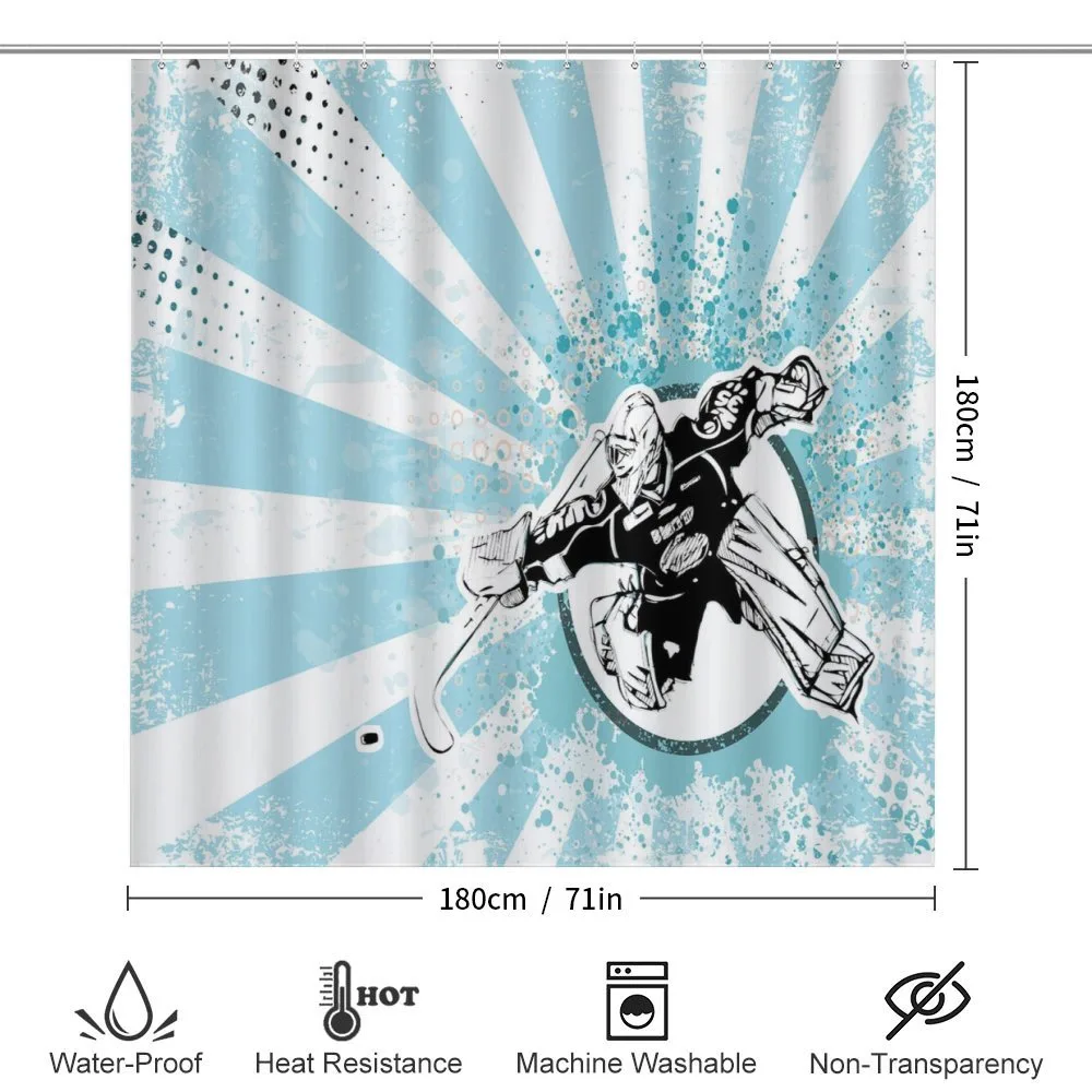 Retro Grunge Goaltender — Detail 2