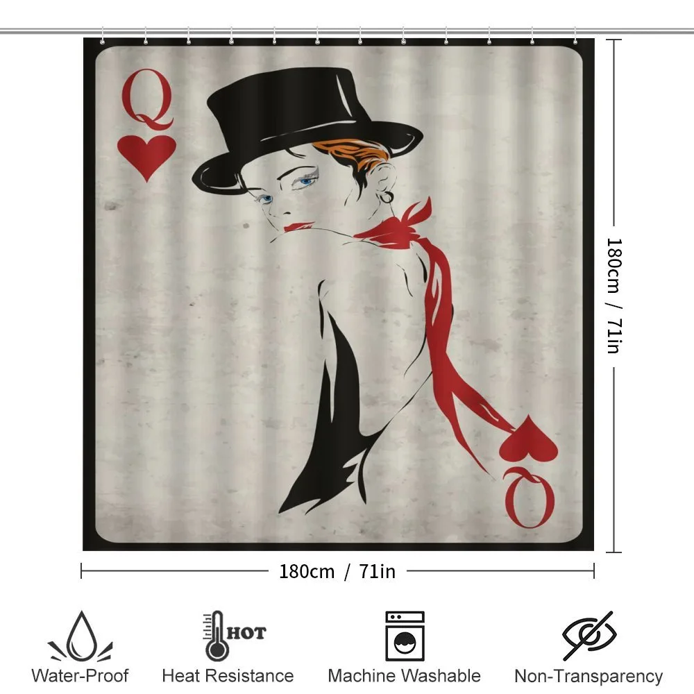 Retro Woman Card Ace — Detail 2