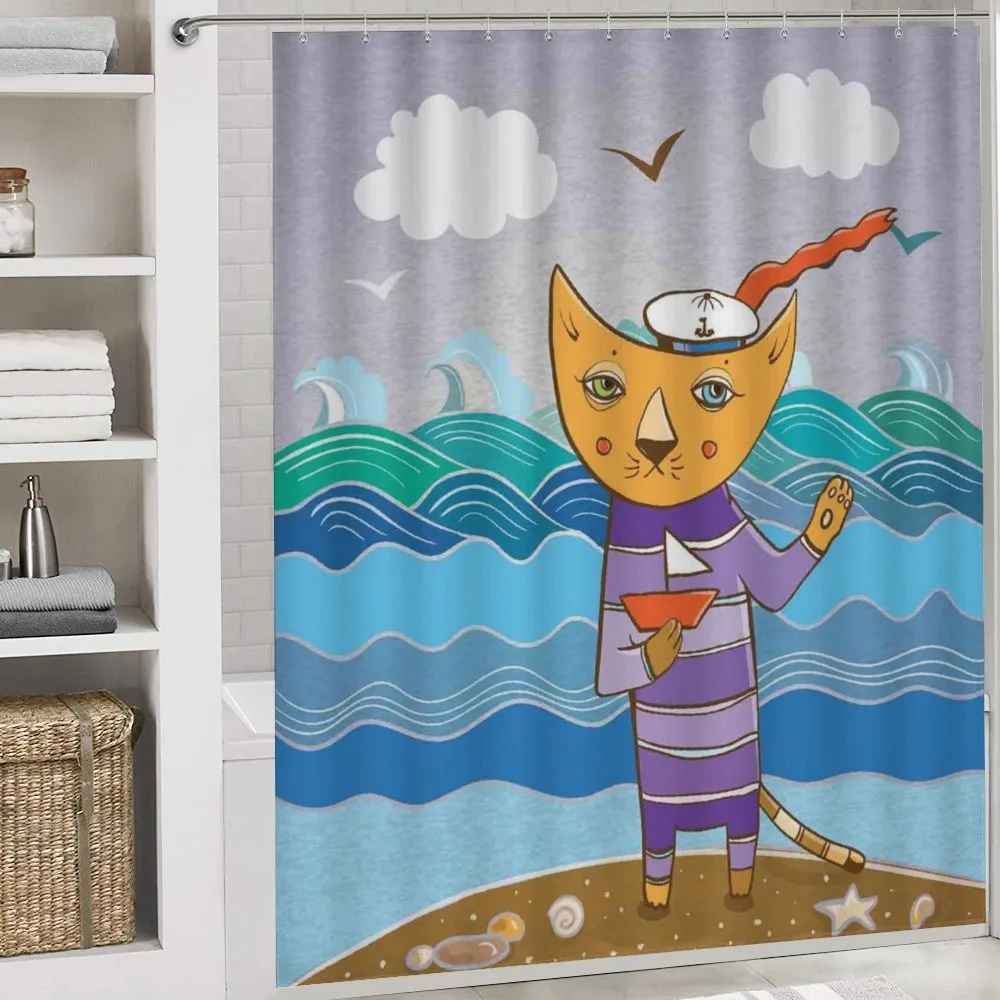 Sailor Feline on the Shore — Detail 4