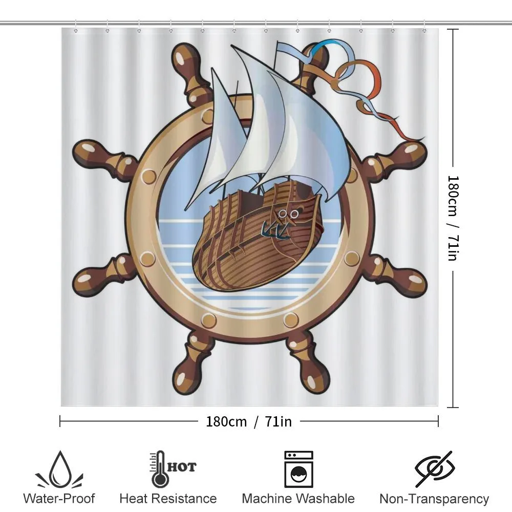 Ships Wheel Sailing — Detail 2
