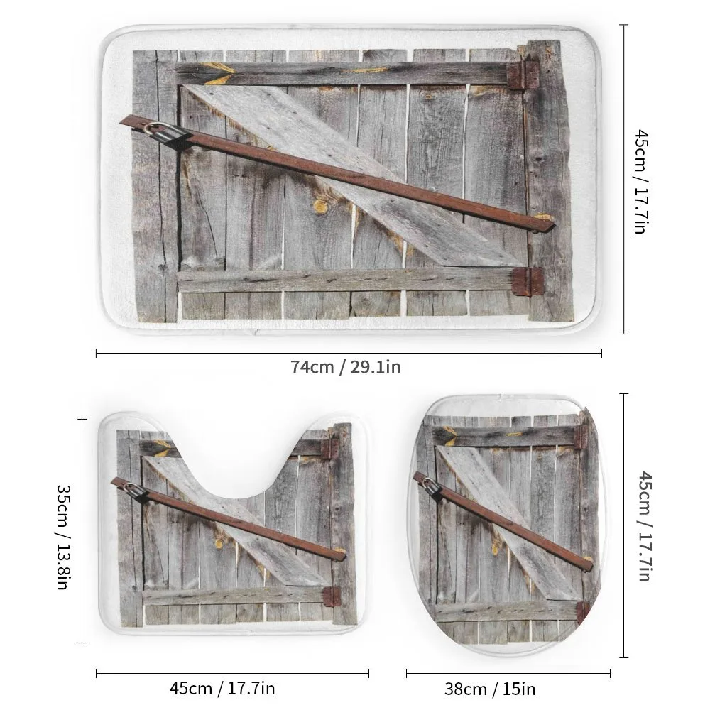 Aged Wooden Barn Door — Detail 1