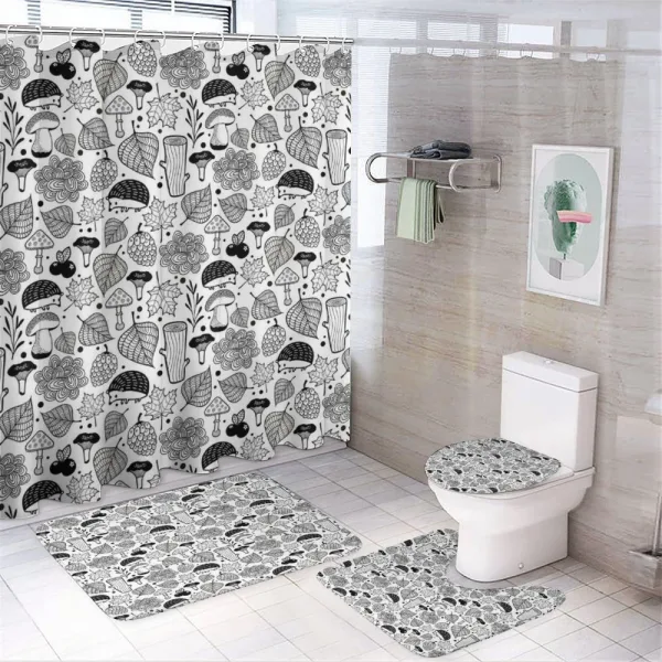 Ecological Woodland on a shower curtain
