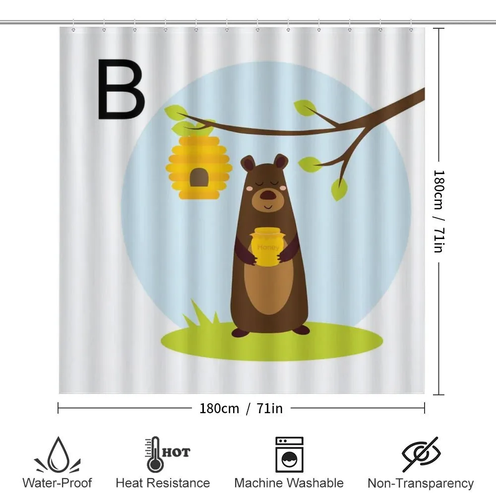 Funny Mammal Kids Alphabet — Detail 2