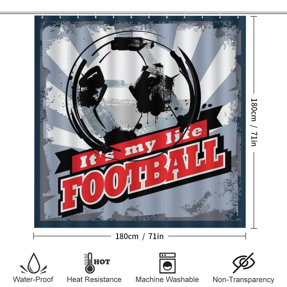 Grungy Football Pop Art — Detail 2