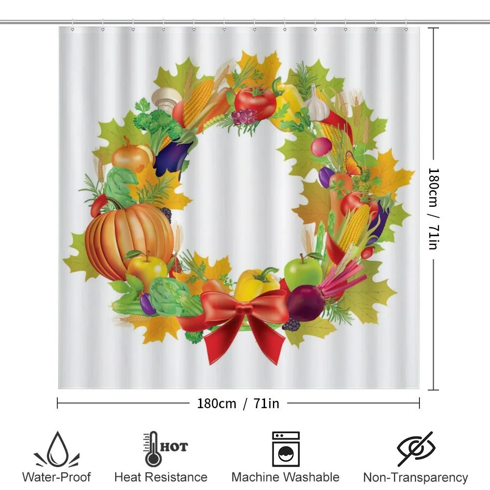 Healthy Food Wreath — Detail 2