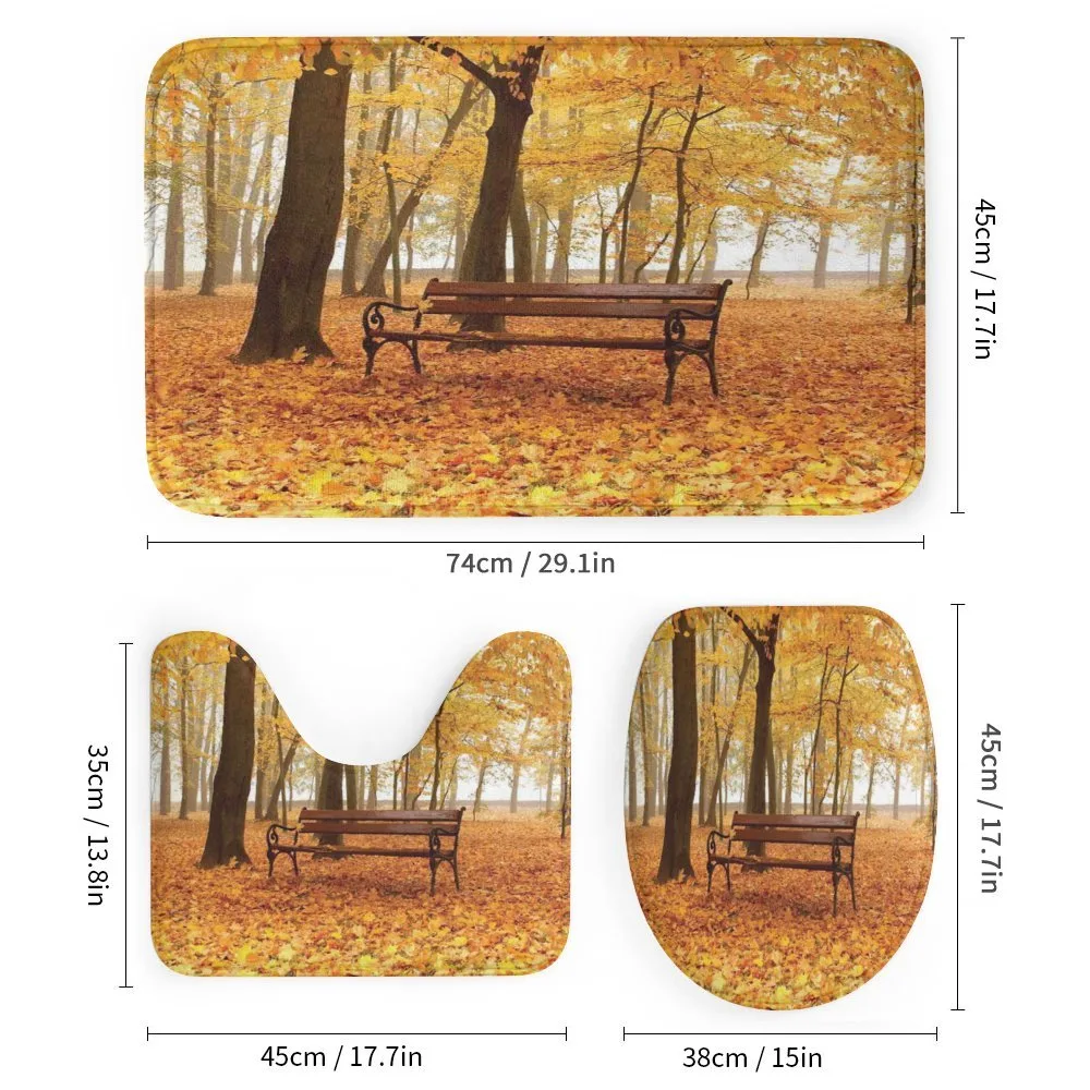 Misty Autumn Park Rustic — Detail 1