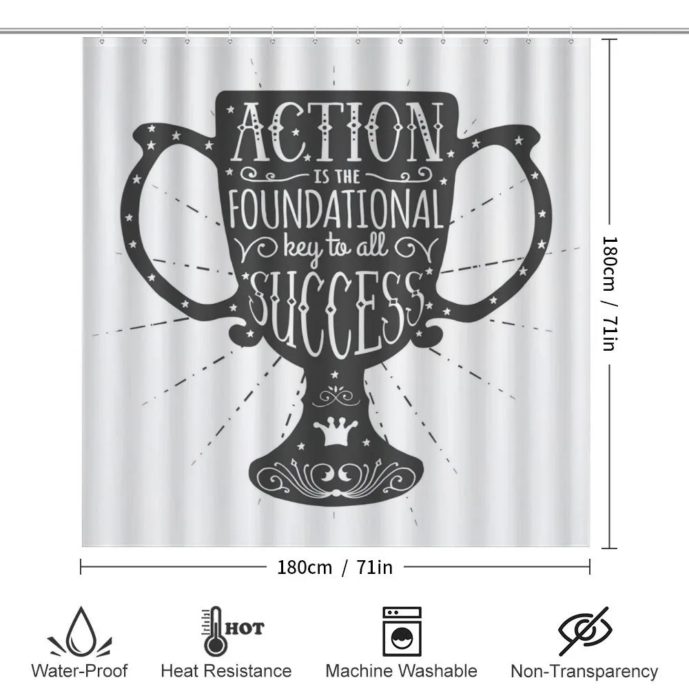 Motivational Saying Trophy — Detail 2
