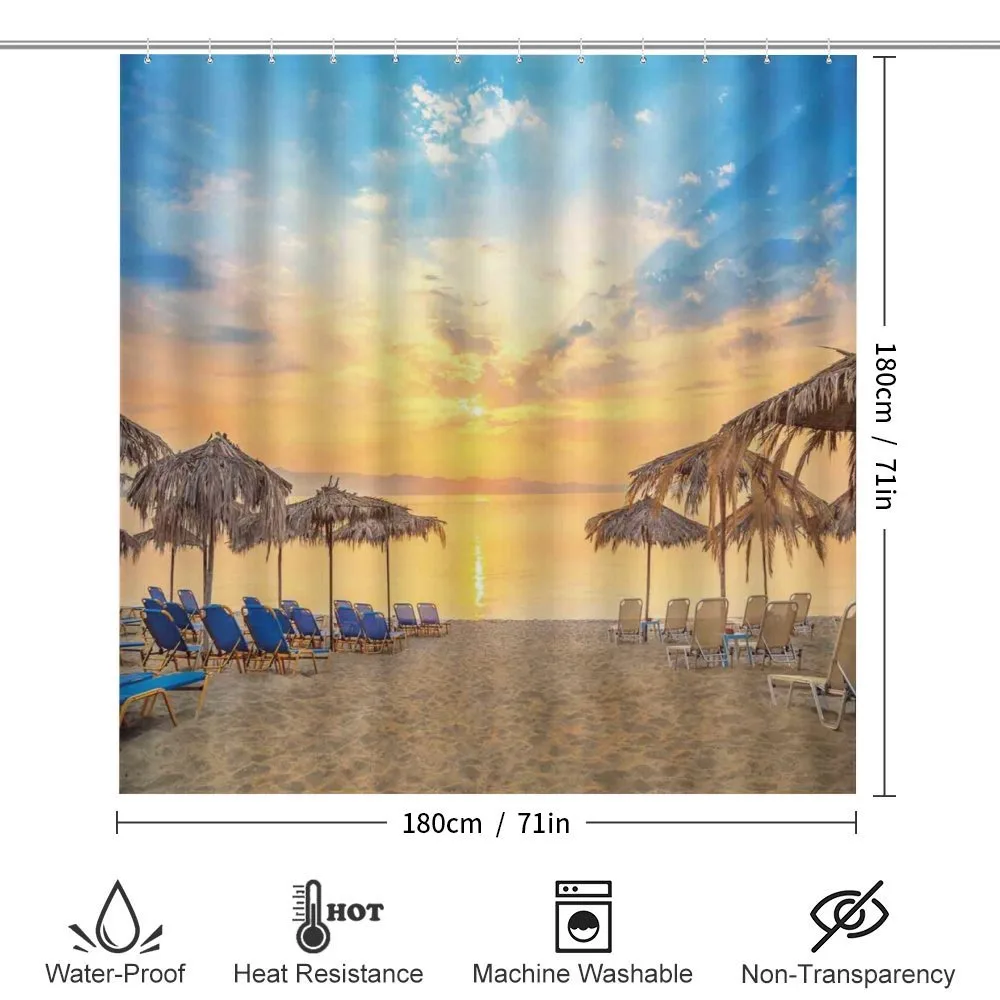 Sandy Beach with Sunrise — Detail 2