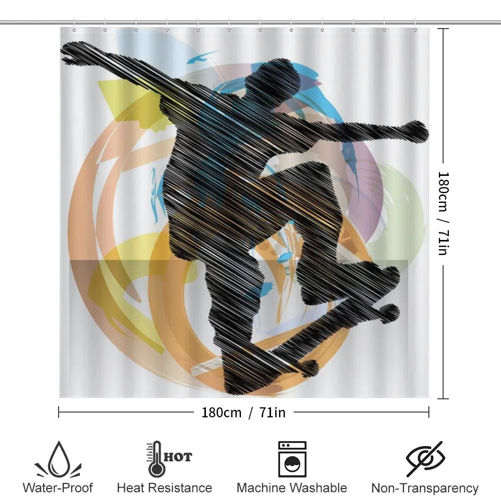 Skater Sketch Art — Detail 2