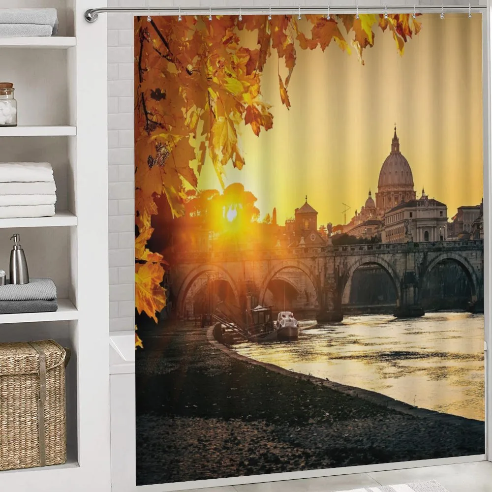 Sunset Tiber River Rome — Detail 4
