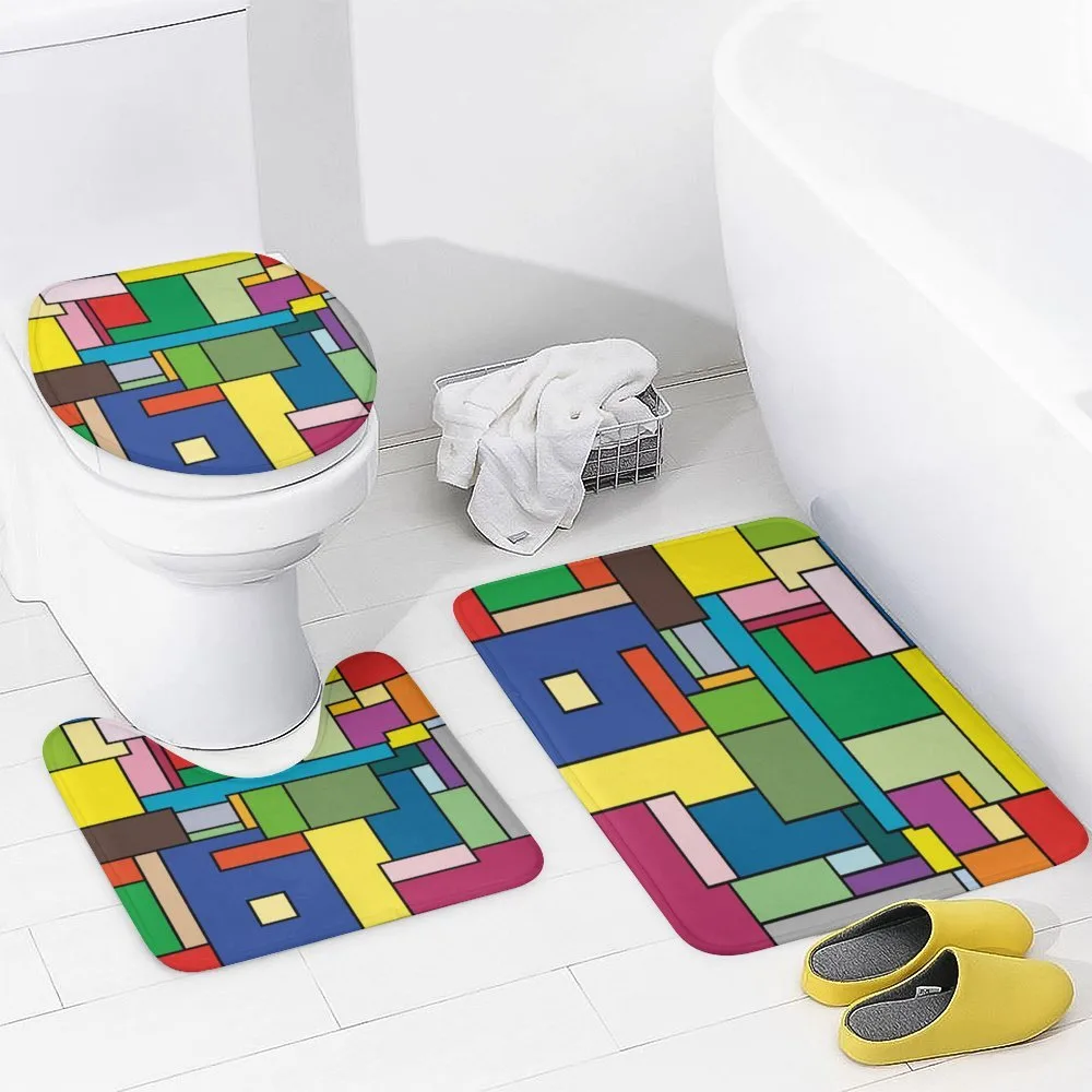 Vivid Mondrian Squares — Detail 3
