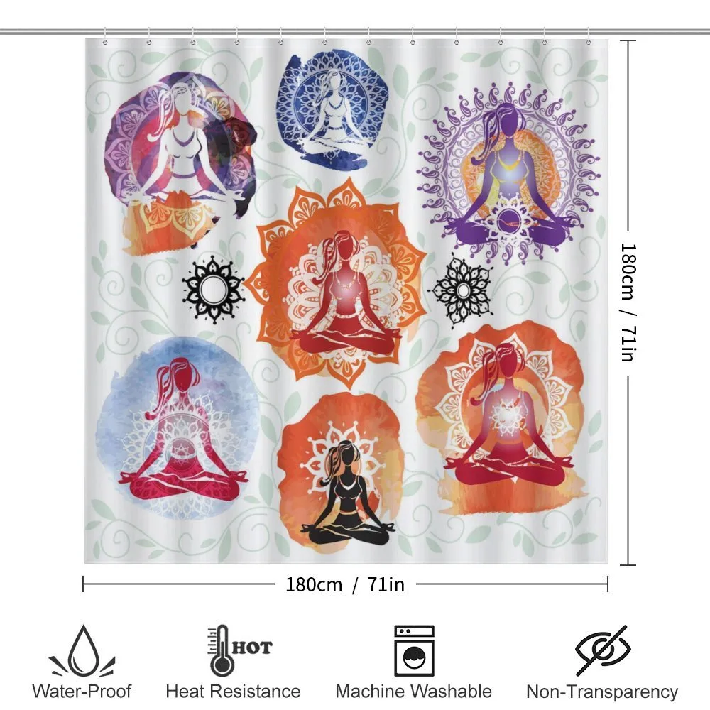 Women Meditating Lotus — Detail 2