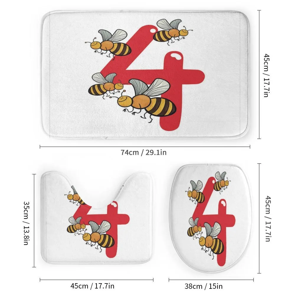 4 Hardworking Bees — Detail 1