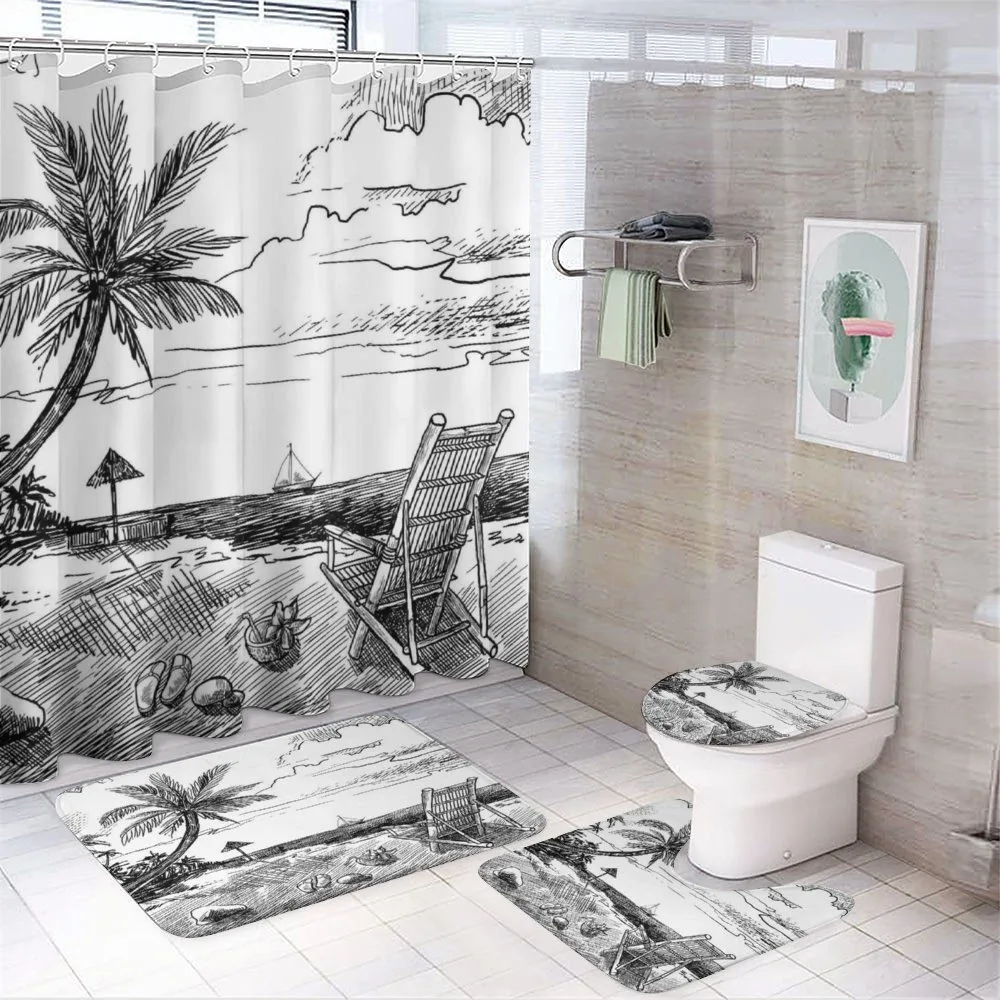 Beach Sketch with Chair Tree — Your design