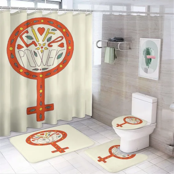 Doodle Venus on a shower curtain