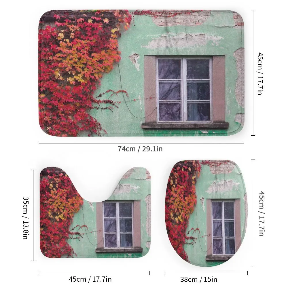 Fall Ivy on Old House — Detail 1