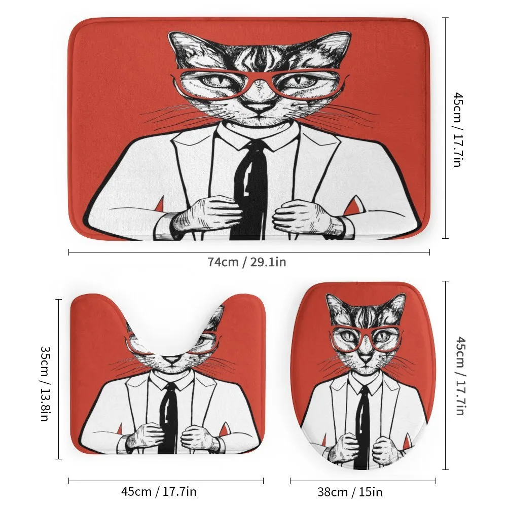 Funny Businessman Cat Suit — Detail 1